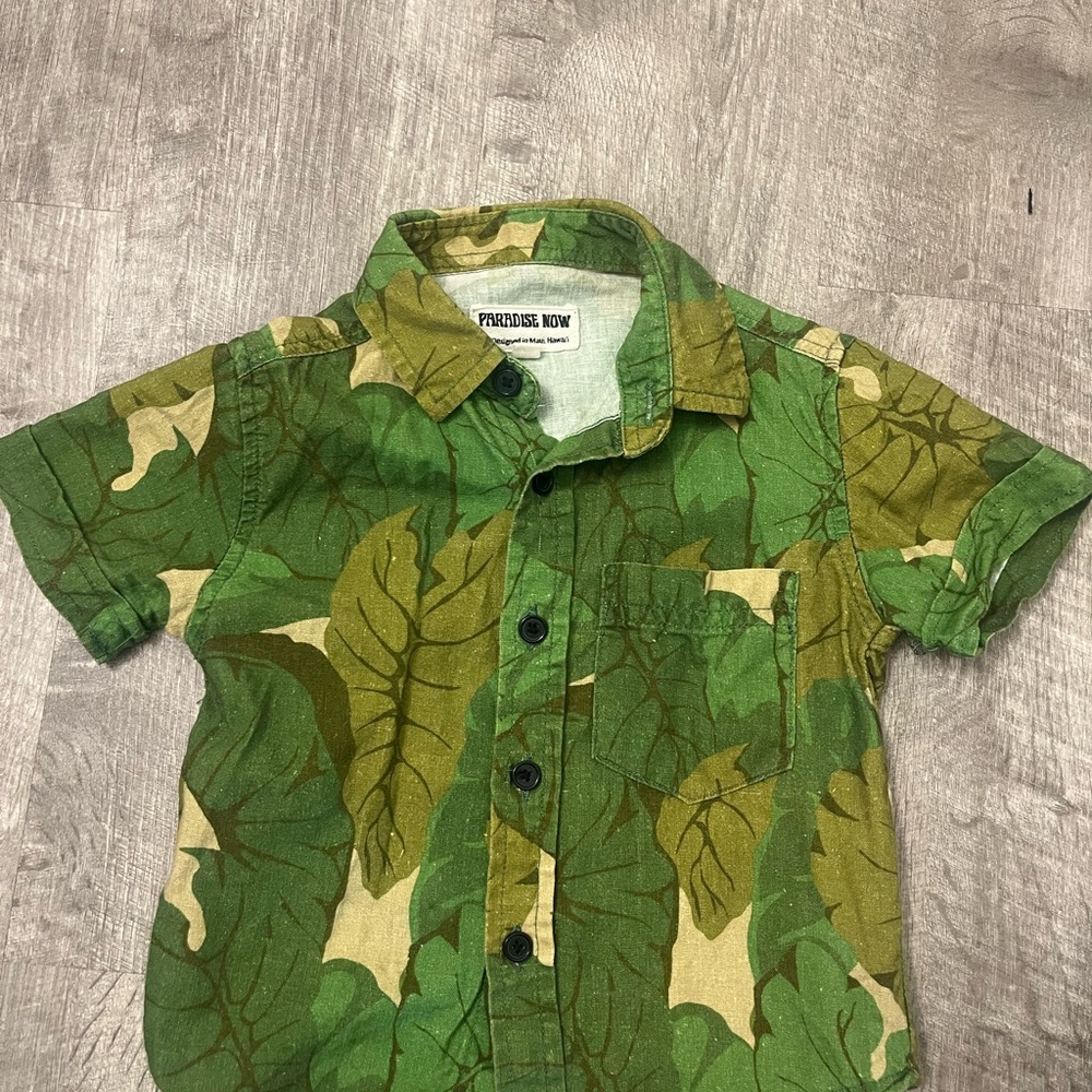 Paradise Now Keiki Aloha Shirt